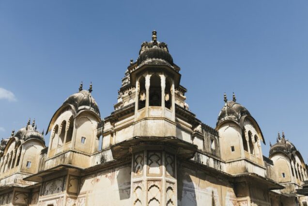 Buildings in Pushkar town, Rajasthan, India
